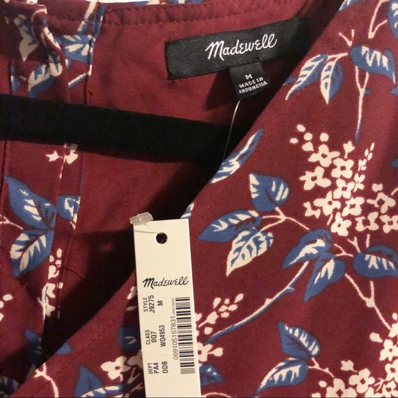 Madewell Button-Back Dress in Antique Flora Medium - Picture 5 of 5